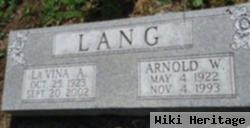 Arnold Wendall Lang