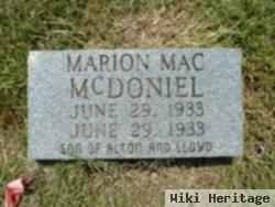 Marion Mac Mcdoniel