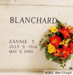 Zannie T. Blanchard