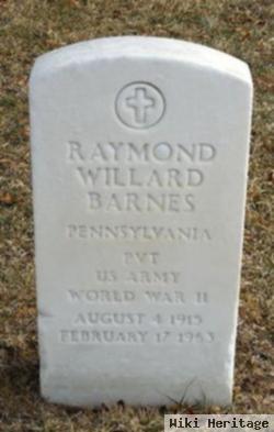 Raymond Willard Barnes