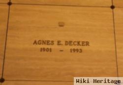 Agnes E. Decker