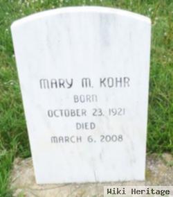 Mary M. Kohr Peer