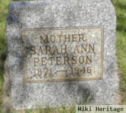 Sarah Ann Peterson