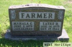 Mahala Caroline. (Coatney) Farmer