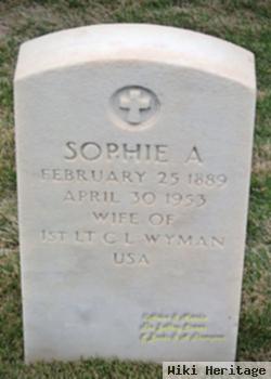 Sophie A Wyman