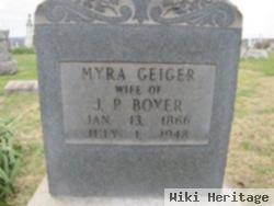 Myra Geiger Boyer