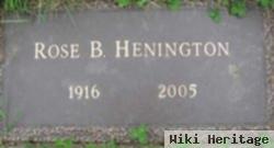 Rosa Mae "rose" Blankenship Henington