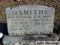 Mary Elizabeth "lizzie" Casey Smith