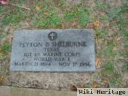 Sgt Peyton B Shelburne