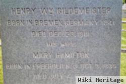 Mary Hamilton Spencer Gildemeister