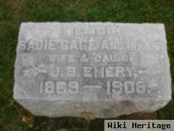 Sarah "sadie" Gage Emery