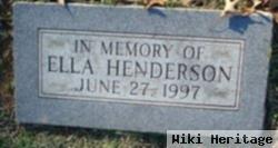 Ella "luella" Atkins Henderson