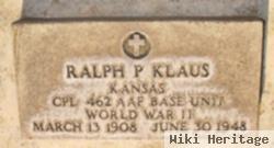 Ralph P Klaus