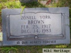 Zonell York Brown