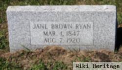 Jane Brown Ryan