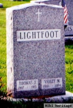 Violet M Lightfoot