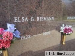 Elsa G Riemann