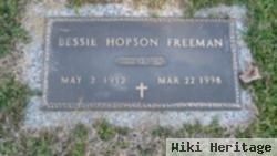 Bessie Hopson Freeman