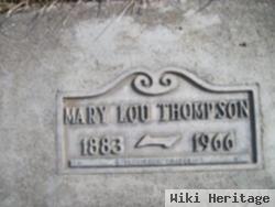 Mary Louise "lou" Ebberts Thompson