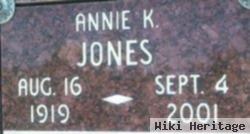 Annie K Jones