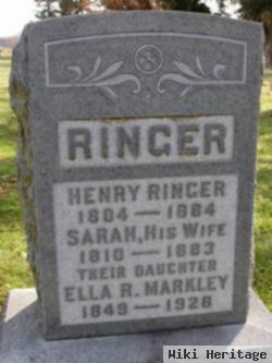 Hester Ellen "ella" Ringer Markley