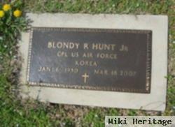 Blondy R "bob" Hunt, Jr