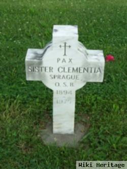 Sr Clementia Sprague