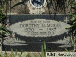 Dorothy M Mcrae