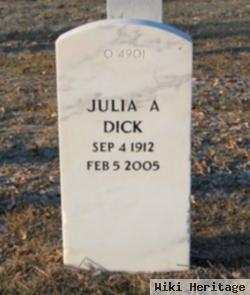 Julia A Willard Dick