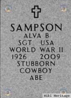 Alva B Sampson