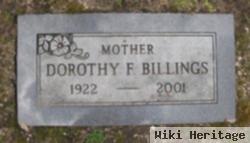 Dorothy F Billings