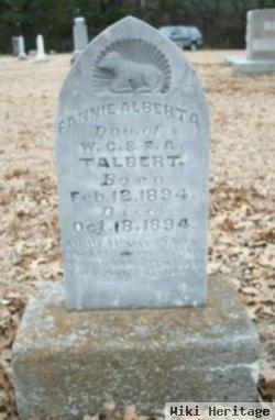 Fannie Alberta Talbert