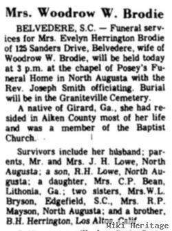 Evelyn B. Herrington Brodie