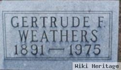 Gertrude F. Weathers