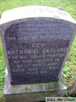 Rev Nathaniel Gaylord