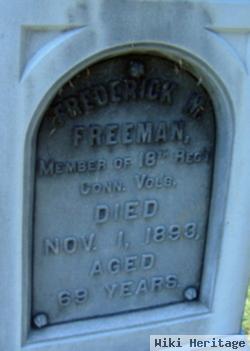 Frederick M Freeman