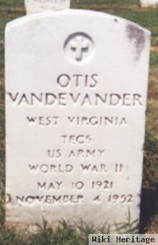 Spec Otis V. Vandevander