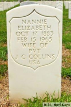 Nancy Elizabeth "nannie" Davidson Collins