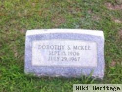 Dorothy S Mckee