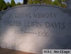 Walter Lewin Davis, Sr