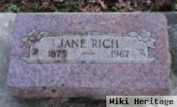 Jane "jennie" Rich