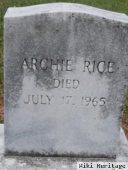 Archie Rice