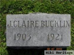 J. Clair Bucklin