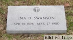 Ina D Swanson