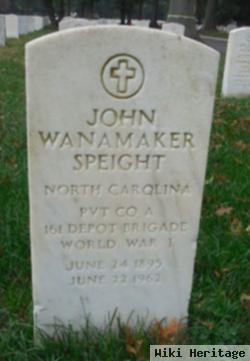 John Wanamaker Speight