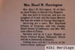 Hazel J Obie-Morton Harrington