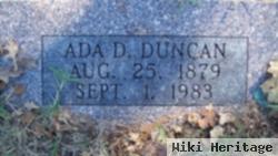 Ada D. Yates Duncan