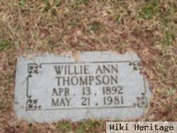 Willie Ann Cox Thompson