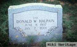 Donald W Halpain