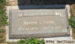 Martha S Adams